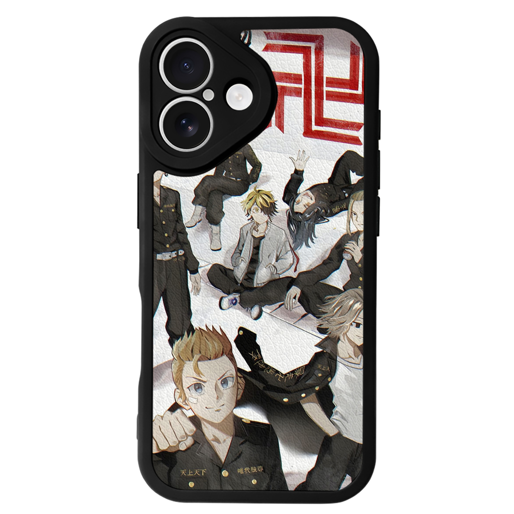 （画像用） 東京リベンジャーズ Tokyo Revengers 【iPhone 16シリーズ対応】シリコンスマホケース（レザー調） 材質：シリコン
